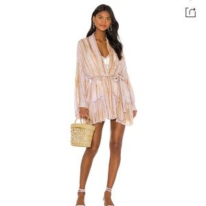 Free People Sasha Tie Dye Kimono Size XS/S NWT